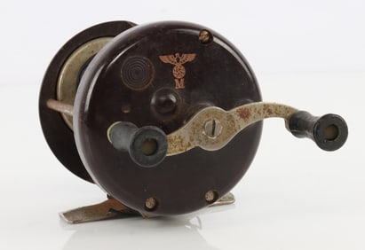 WWII GERMAN REICH KRIEGSMARINE FISHING REEL
