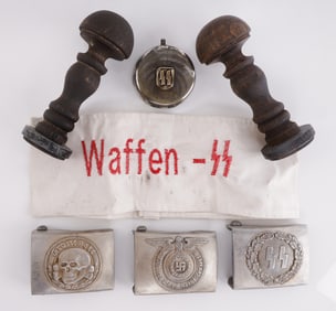 WWII GERMAN REICH SS COLLECTION LOT OF 7