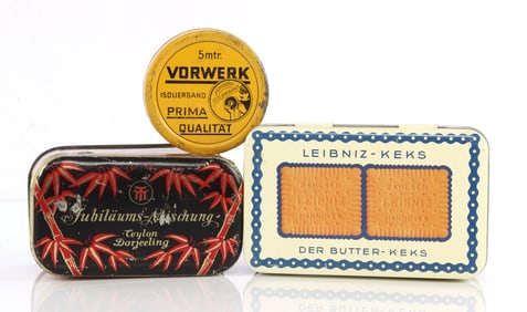 WWII GERMAN THIRD REICH FOOD & TAPE TIN