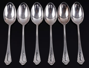 6 WWII GERMAN KRIEGSMARINE SPOON GNEISENAU SHIP