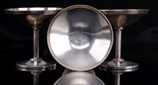 TRIO OF WWII GERMAN ADOLF HITLER CUPS