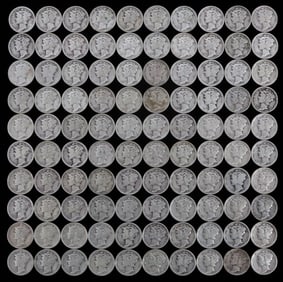 $10 FACE VALUE 90% SILVER MERCURY DIME COIN LOT