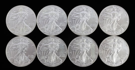 8 2026 1 OZT OUNCE SILVER AMERICAN EAGLE COINS