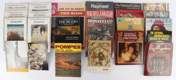 ART BOOK & GALLERY CATALOG LOT MASTERWORKS UKIYO