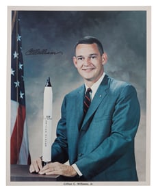 CLIFTON C. WILLIAMS SIGNED HEAD SHOT PHOTO