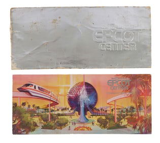 WALT DISNEY WORLD EPCOT TICKET OPENING DAY W SLIP