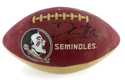 DEION SANDERS SIGNED FSU FOOTBALL