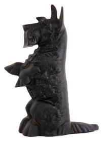 SCHNAUZER CAST IRON DOOR STOP