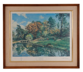 ARTHUR WEAVER AUGUSTA 12TH HOLE PRINT