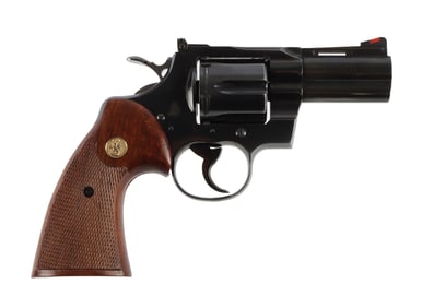 1968 COLT PYTHON BLUED 3IN BBL 357 MAGNUM REVOLVER