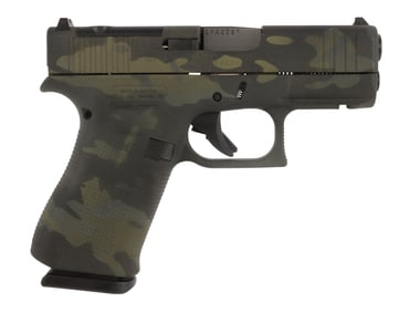 GLOCK 43X MOS BLACK MULTICAM 9MM PISTOL 2X10RD NIB