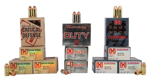 220 RDS .45 ACP JHP HORNADY PREMIUM DEFENSE AMMO
