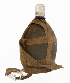 RARE JAPANESE NAVAL WWII CERAMIC CANTEEN