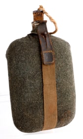 WWI ITALIAN CANTEEN WITH CLOTH COVER