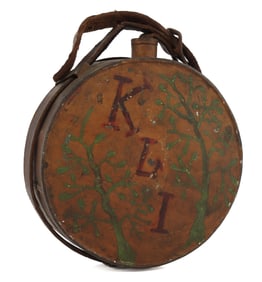 NEW HAMPSHIRE MILITIA CANTEEN KEENE LIGHT INFANTRY