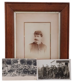 CIVIL WAR WWI PHOTOGRAPH & POSTCARD LOT