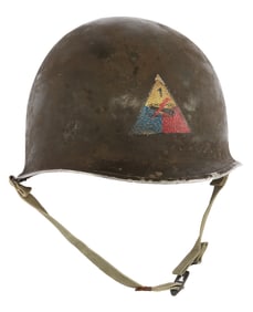 US VIETNAM WAR M1 HELMET WITH MINE SAFETY LINER