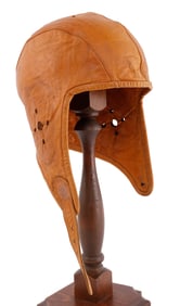 WWI OR EARLIER SPALDING LEATHER AVIATOR HELMET