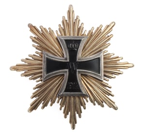 WWI GERMAN STAR OF THE GRAND CROSS IRON CROSS