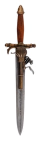 DUELING DAGGER WITH CANNON MOUNT REPLICA