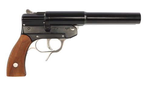 POST WAR GERMAN NAVY DOUBLE BARREL FLARE PISTOL