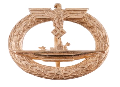WWII GERMAN KRIEGSMARINE U BOAT BADGE