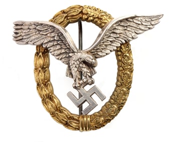 WWII GERMAN LUFTWAFFE PILOT BADGE