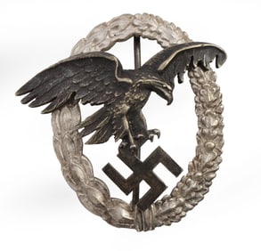 WWII GERMAN LUFTWAFFE PILOT OBSERVER BADGE