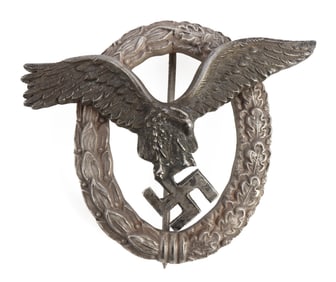 WWII GERMAN LUFTWAFFE PILOTS BADGE