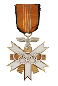 WWII GERMAN REICH OLYMPICS CROSS SECOND CLASS