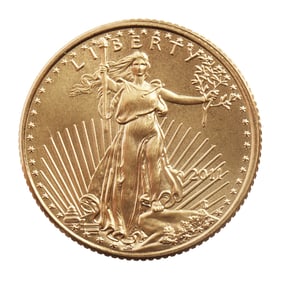 2011 GOLD 1/10 OZT OUNCE AMERICAN EAGLE BU COIN
