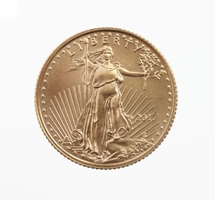 2017 GOLD 1/10 OZT OUNCE AMERICAN EAGLE BU COIN