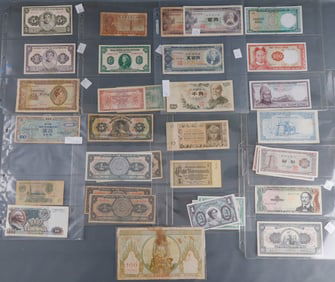 ASSORTED INTERNATIONAL & OBSOLETE CURRENCY