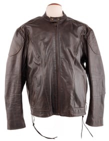 XELEMENT HEAVY LEATHER MOTORCYCLE JACKET 3XL