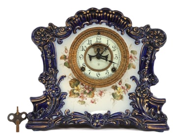 1884 PATENT ANSONIA MANTLE CLOCK