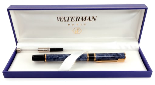 WATERMAN OF PARIS 18K GOLD NIB FOUNTAIN PEN