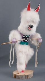 NATIVE AMERICAN SOUTHWEST WOLF DANCER KACHINA