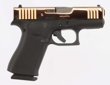 GLOCK 43X ROSE GOLD PVD 9MM PISTOL 2X10RD NIB