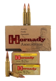 60 ROUNDS HORNADY 30 T/C 150 GRAIN SST