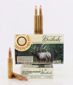40 ROUNDS  .338-378 WBY MAGNUM ULTRA HIGH WEATHERBY