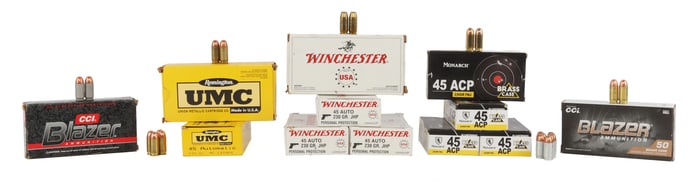 600 RDS .45 AUTO 230GR TRAINING & DEFENSE AMMO