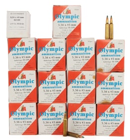 670 ROUNDS 5.56X45MM 62GR FMJ RIFLE AMMO