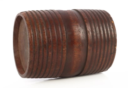 REVOLUTIONARY WAR WOODEN ROUNDLET CANTEEN