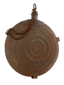 US CIVIL WAR BULLSEYE CANTEEN 5 RING GRATZ