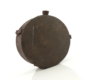 US WAR OF 1812 STATE MILITIA CANTEEN BLACK PAINT