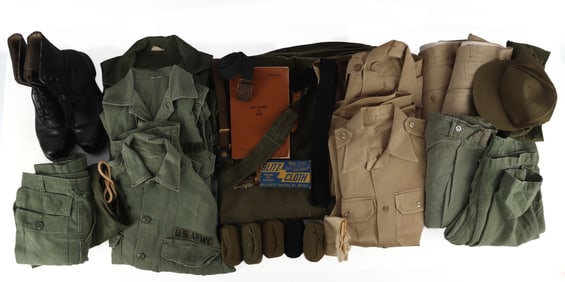 2ND & 9TH INFANTRY DIVISION KHAKI & OLIVE UNIFORM