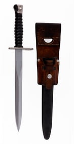 SWISS MODEL 1957 BAYONET WITH FROG & SCABBARD