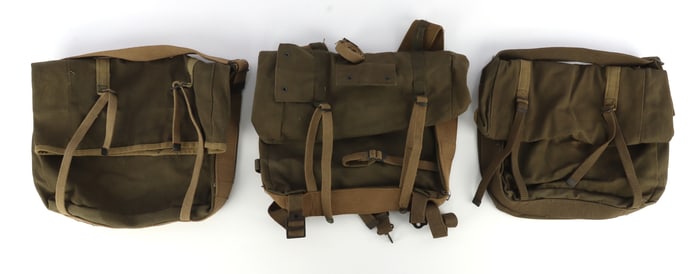 KOREAN WAR USMC 1941 HAVERSACK & MUSETTE BAG