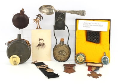 CIVIL WAR GRAND ARMY REPUBLIC GAR MEDAL CANTEEN