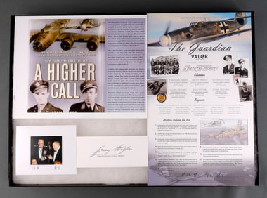 FRANZ STIGLER HIGHER CALL LUFTWAFFE ACE AUTOGRAPH